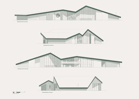 Proposed elevation drawing for Lagg Distillery.